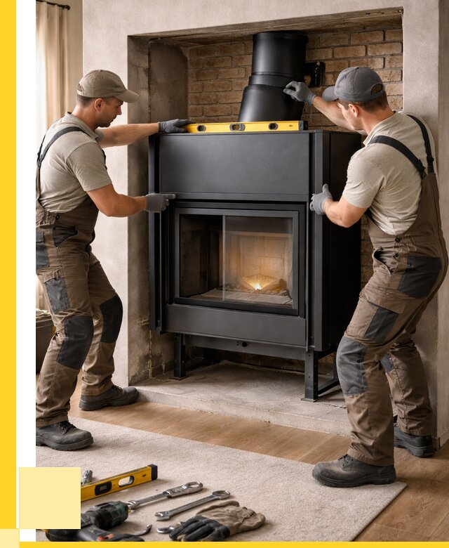 Установка каминных топок в Ярославле под ключ от 18482 р. | ЭриданРсл