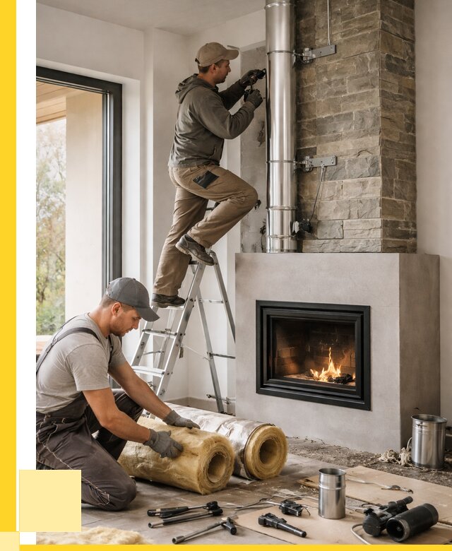 Монтаж дымоходов для каминов в Ярославле от 15402 р. ЭриданРсл