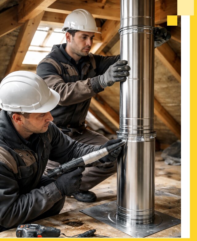 Монтаж дымоходов для каминов в Ярославле с гарантией качества
