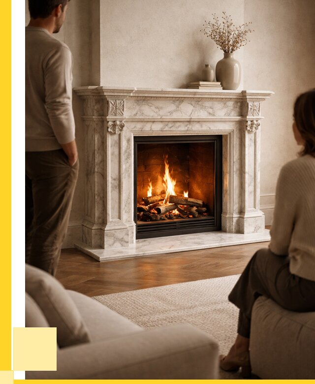 Мраморные камины под ключ в Ярославле от 256700 р. | ЭриданРсл