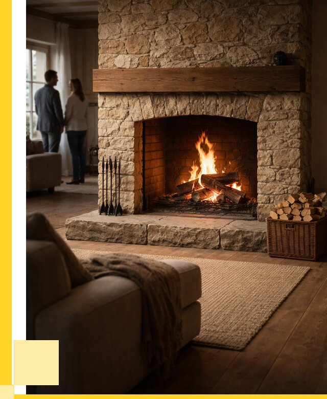 Открытые камины под ключ в Ярославле от 154020 р. ЭриданРсл