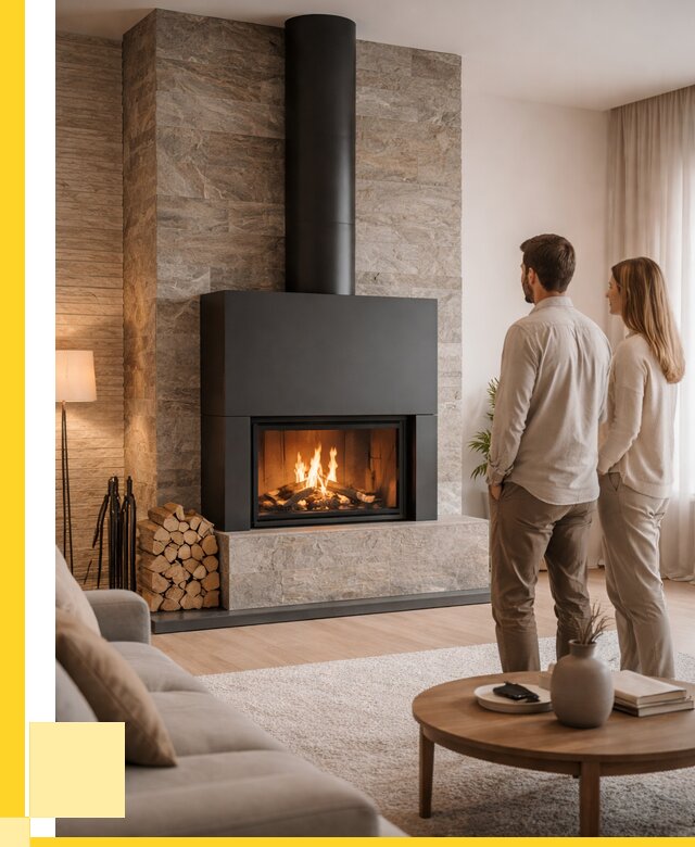 Закрытые камины под ключ в Ярославле от 123216 р., ЭриданРсл