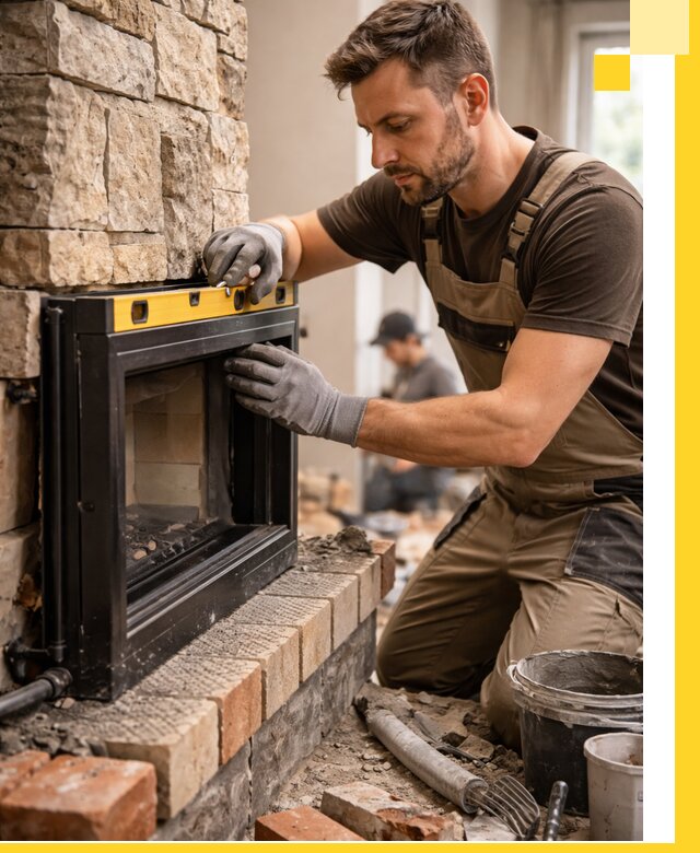 Дровяные камины под ключ в Ярославле: монтаж, обустройство