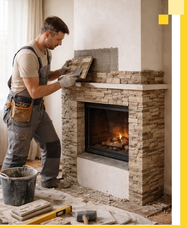 Изготовление и монтаж каминов для дома под ключ в Ярославле