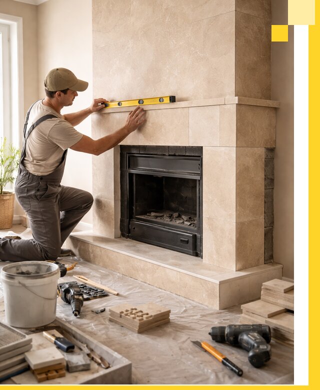 Установка и монтаж каминов в частном доме под ключ в Ярославле