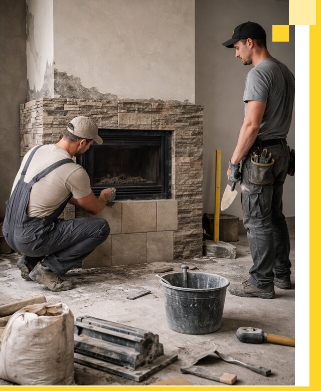 Камины под ключ в Ярославле: проект, изготовление и монтаж