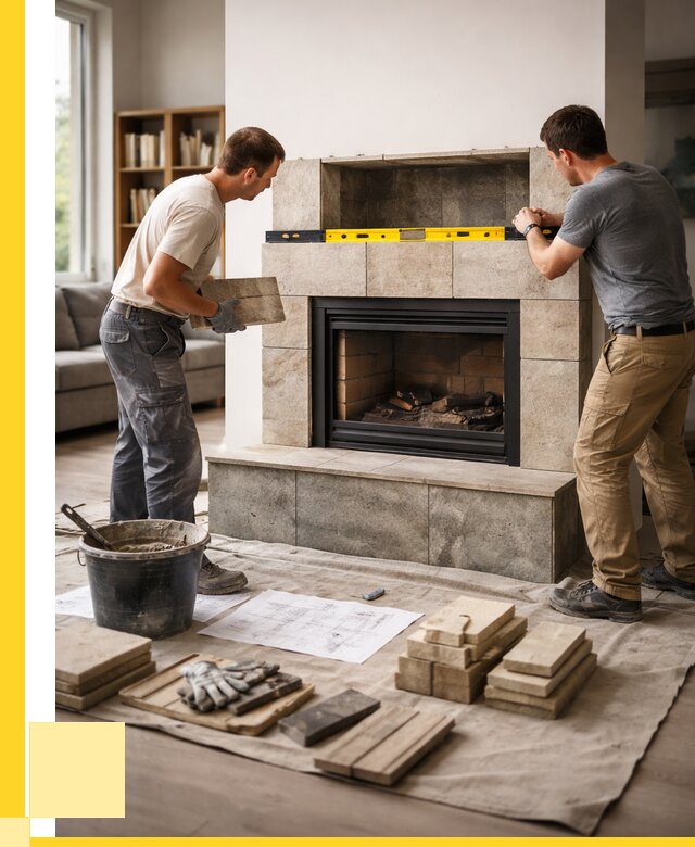 Монтаж каминов и установка в Ярославле от 46206 р. | ЭриданРсл