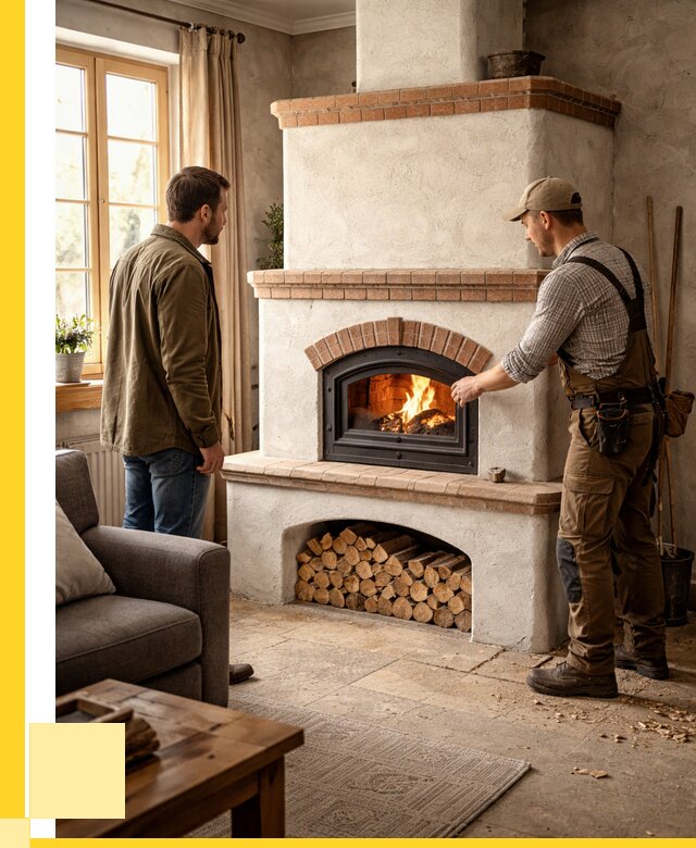 Печи камины в Ярославле: кирпичные, изразцовые от 61608 р. | ЭриданРсл