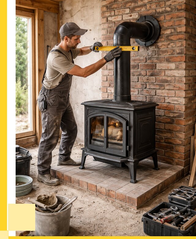 Монтаж печей установка банной печи в Ярославле от 15402 р. | ЭриданРсл