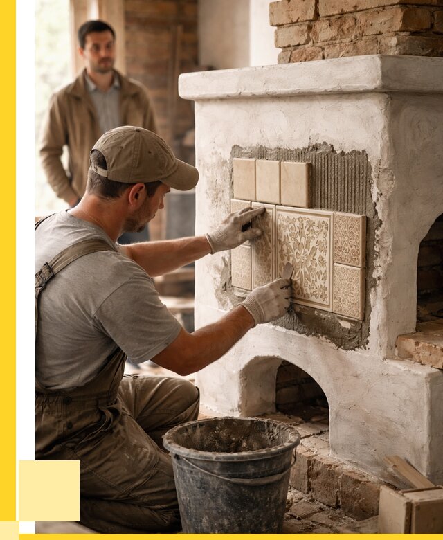 Отделка печей и банных печей в Ярославле от 35938 р. | ЭриданРсл