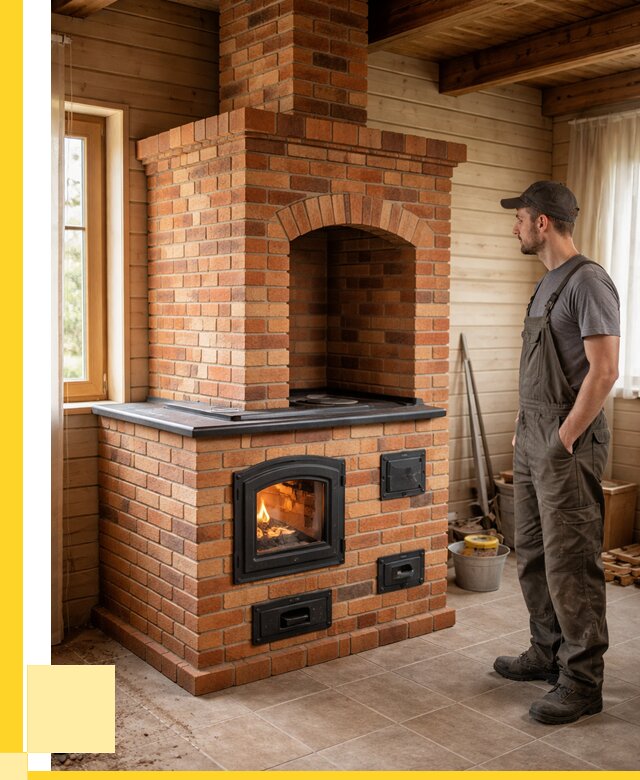 Кирпичные печи в Ярославле: купить от 154020 р. | ЭриданРсл