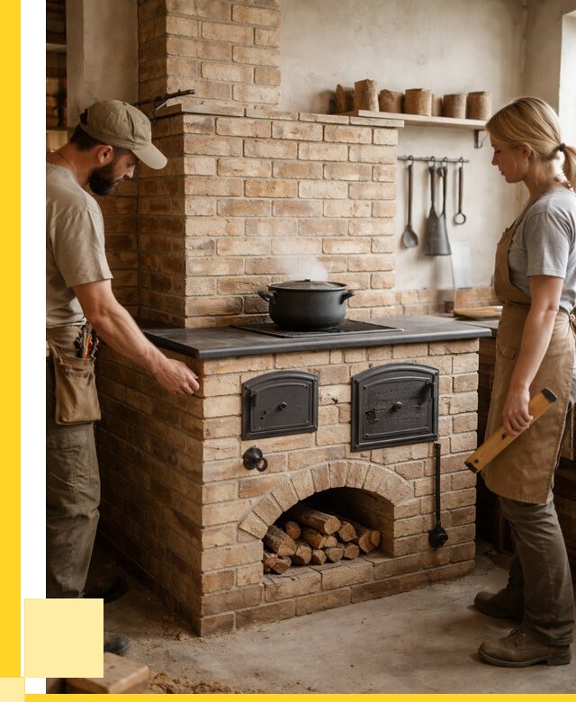 Варочно отопительные печи в Ярославле от 92412 р. | ЭриданРсл