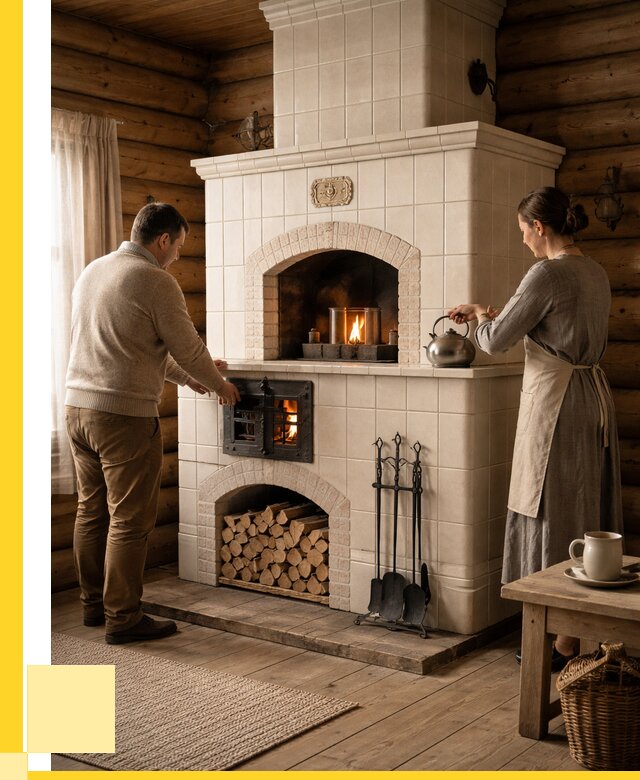 Русские печи в Ярославле: установка от 154020 р. ЭриданРсл