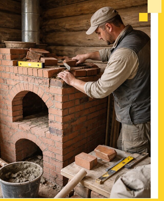 Изготовление и установка русских печей в Ярославле под ключ