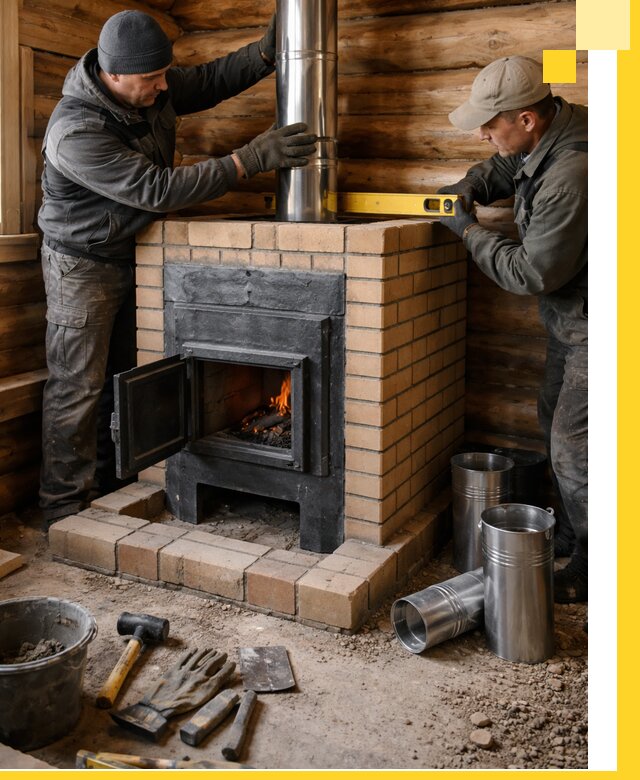 Проектирование, изготовление и установка банных печей в Ярославле