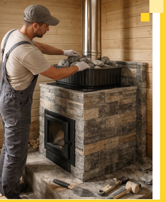 Печи для парной в Ярославле, производство, монтаж и обслуживание