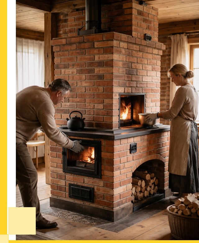 Печи для загородного дома под ключ в Ярославле от 82144 р. | ЭриданРсл