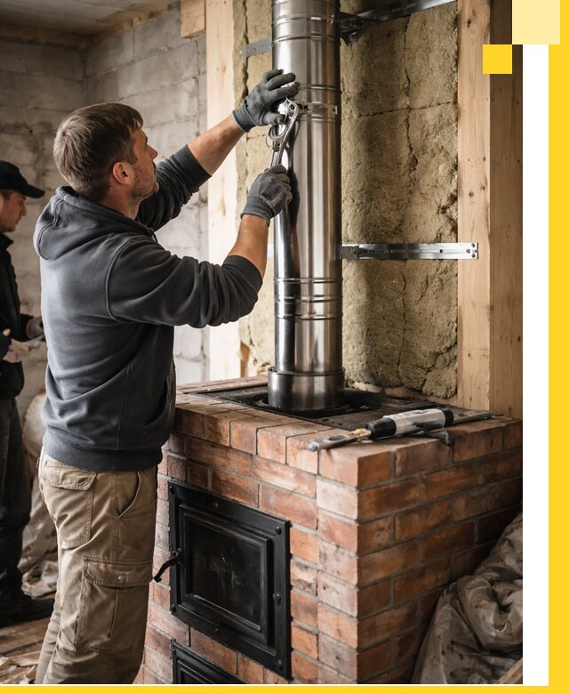 Изготовление и монтаж печей и дымоходов под ключ в Ярославле