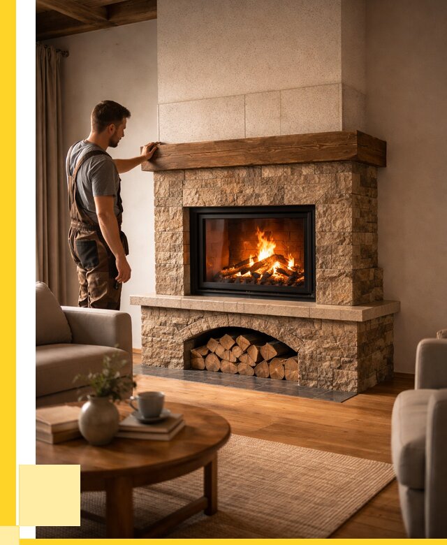 Печи камины для дома под ключ в Ярославле от 56474 р. | ЭриданРсл