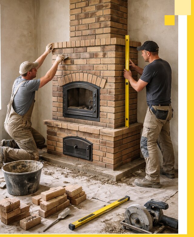 Продажа и установка печей и каминов для дома под ключ в Ярославле