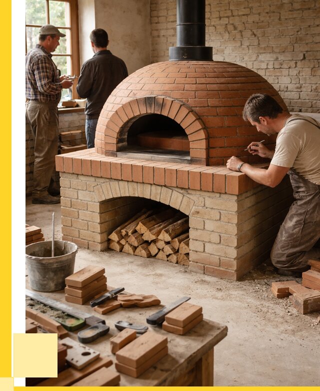 Помпейская печь дровяная для пиццы в Ярославле | ЭриданРсл от 205360 р.