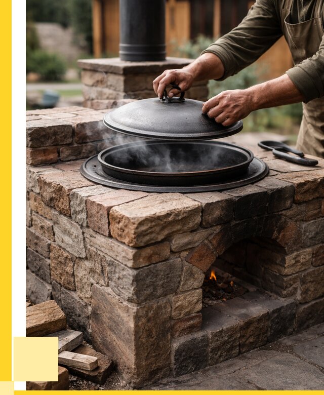 Печи для казана в Ярославле по цене от 18482 р. | ЭриданРсл