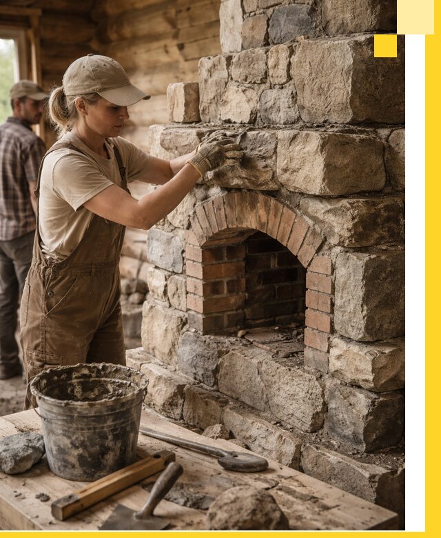 Каменные печи на заказ и монтаж в Ярославле, долговечные решения