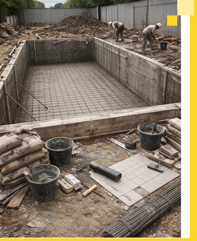 Строительство бассейнов под ключ в Ярославле, дизайн и монтаж