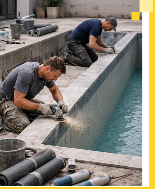 Профессиональный ремонт бассейнов под ключ в Ярославле