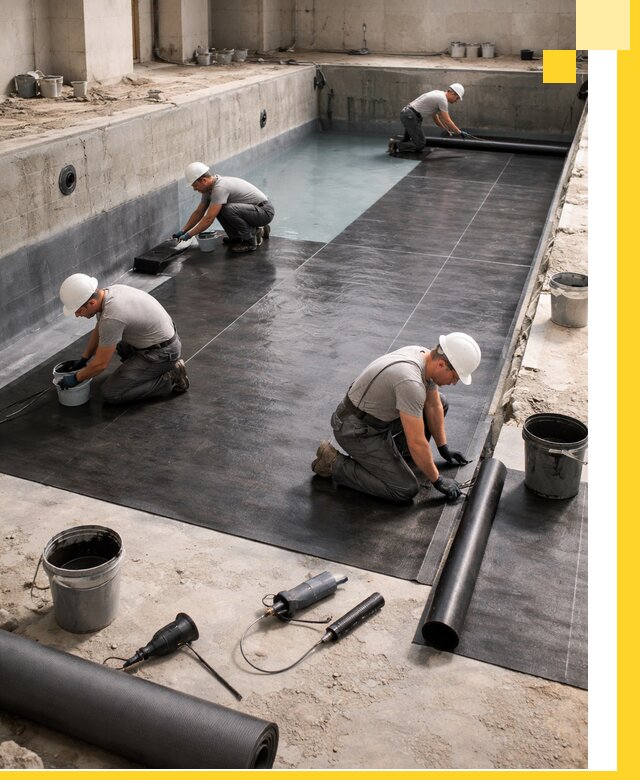 Профессиональная гидроизоляция бассейнов и чаш в Ярославле под ключ
