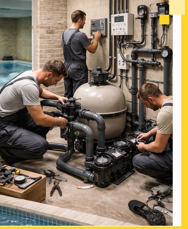 Комплексное оборудование для бассейнов под ключ в Ярославле