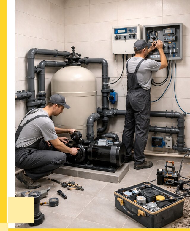 Монтаж оборудования для бассейнов в Ярославле от 41072 р. | ЭриданРсл