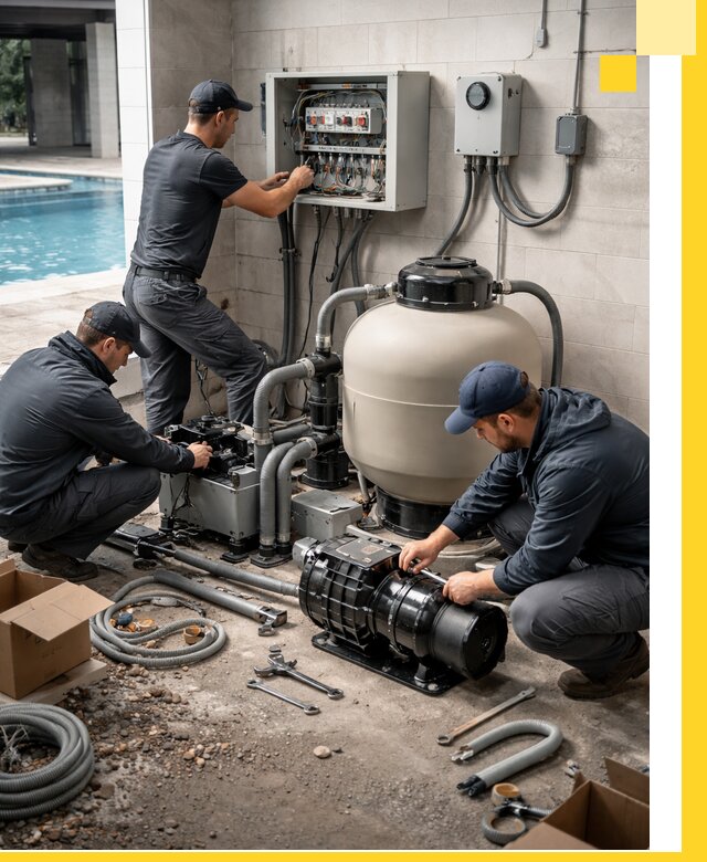 Профессиональный монтаж оборудования для бассейнов в Ярославле