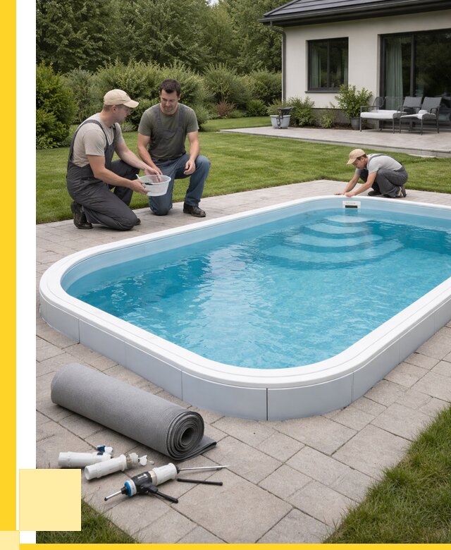 Пластиковый бассейн купить в Ярославле от 256700 р., ЭриданРсл