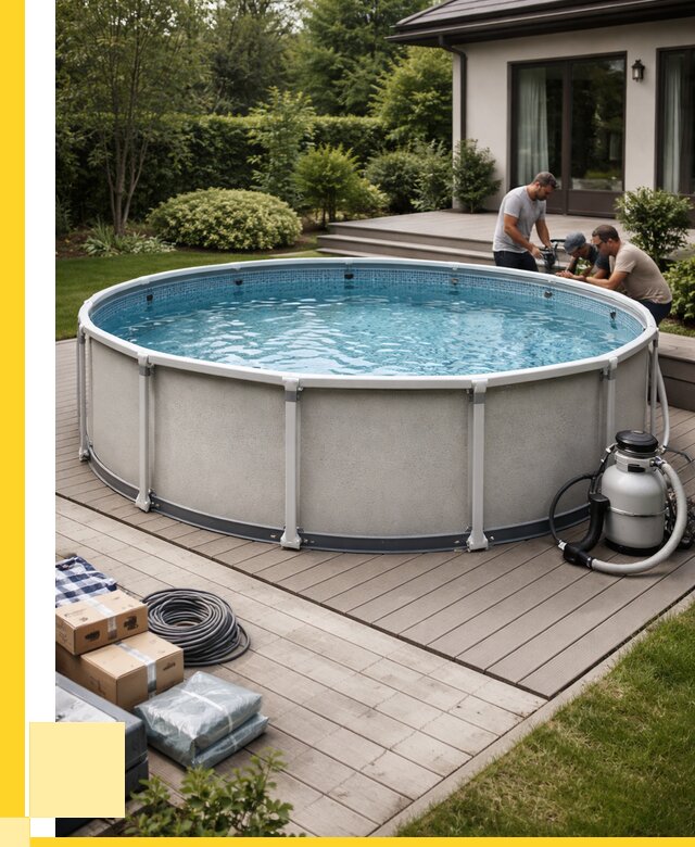 Купить каркасные бассейны в Ярославле от 46206 р. | ЭриданРсл