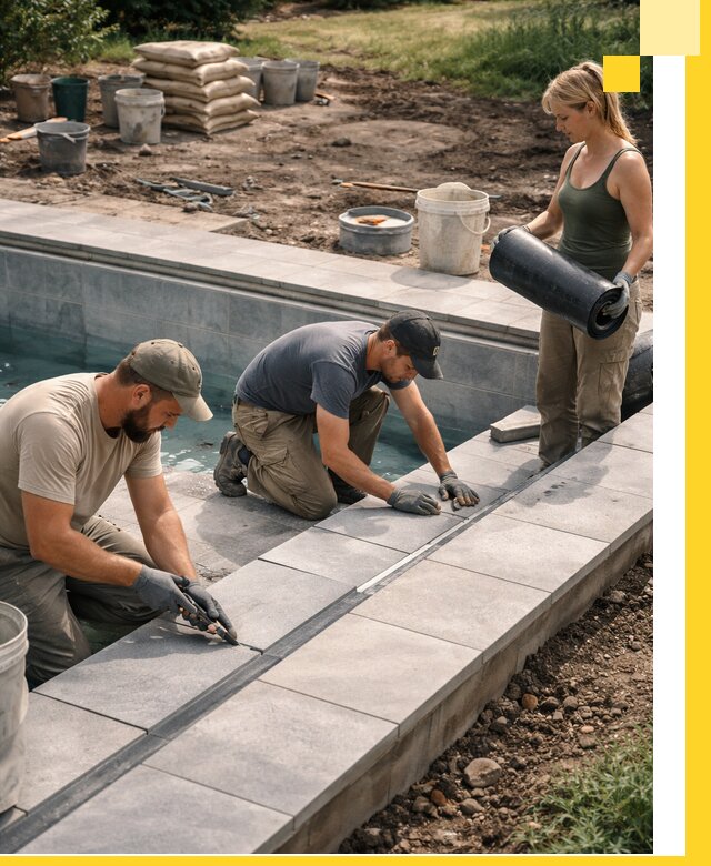 Строительство и монтаж уличных бассейнов под ключ в Ярославле