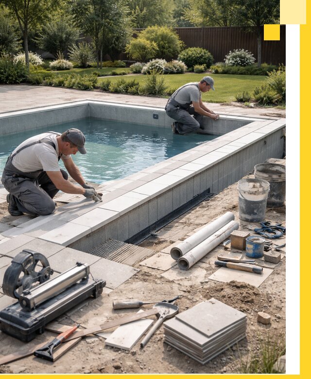 Строительство открытых бассейнов под ключ в Ярославле профессионально