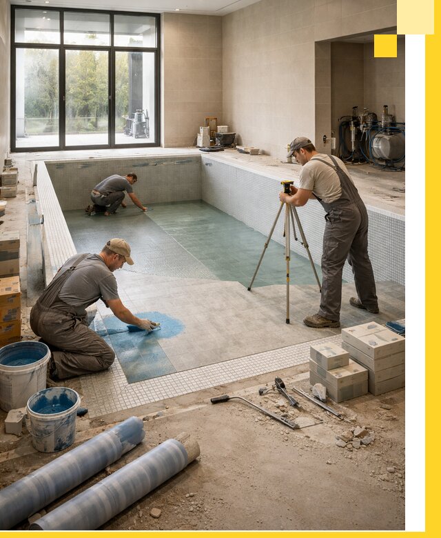 Проект и строительство закрытых бассейнов в Ярославле под ключ