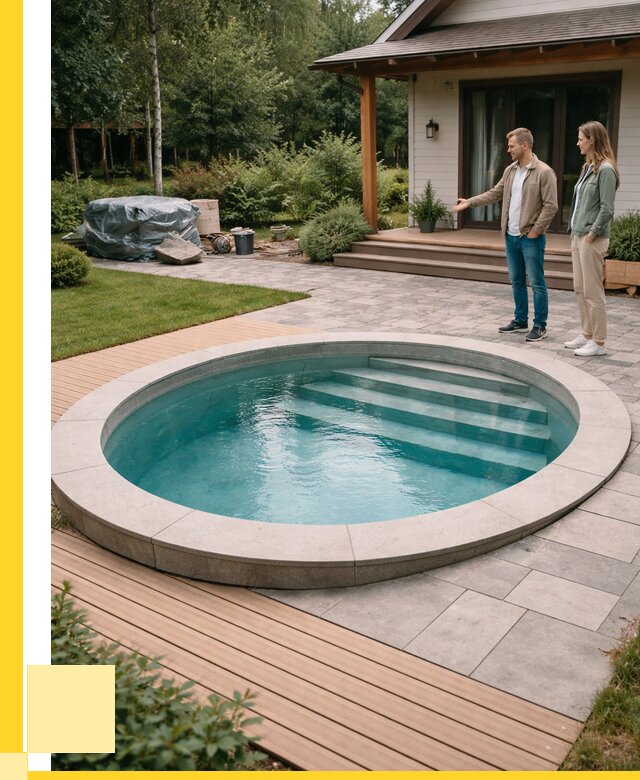 Бассейн на даче под ключ в Ярославле от 205360 р., ЭриданРсл