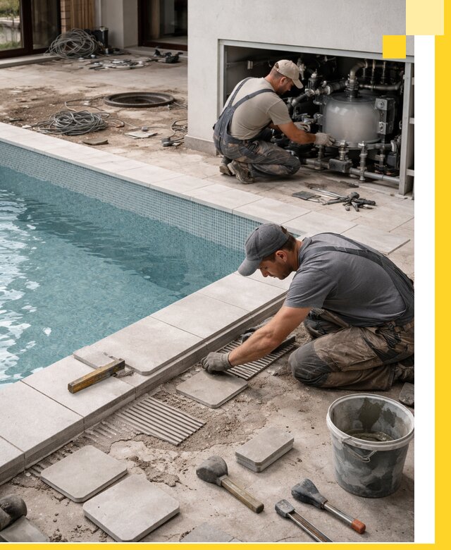 Строительство и монтаж бассейнов в коттедже в Ярославле