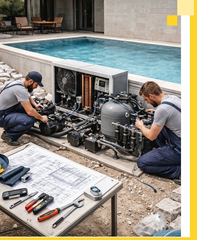 Проектирование и монтаж бассейнов с подогревом в Ярославле