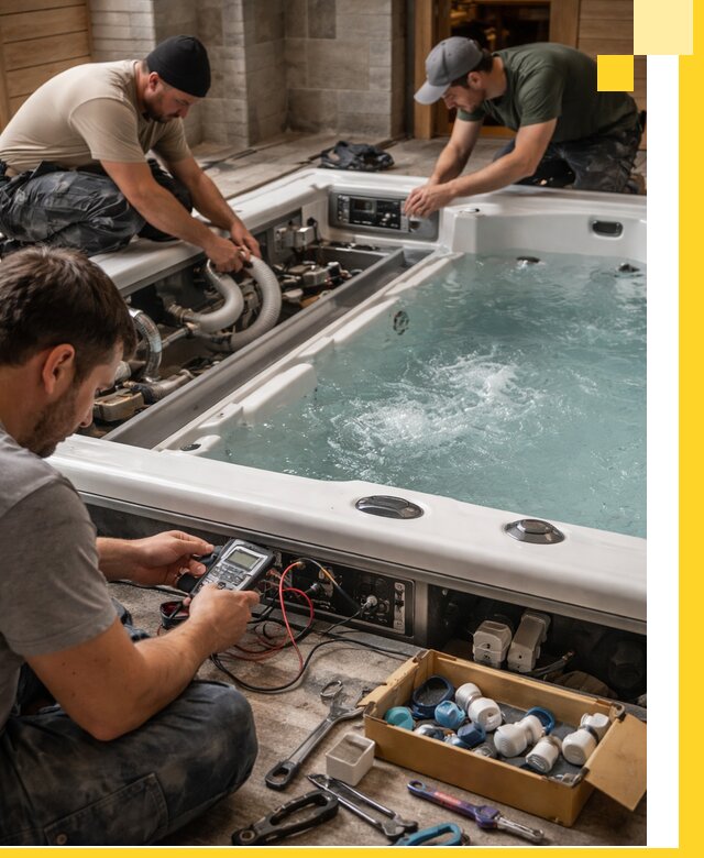 Гидромассажные бассейны под ключ в Ярославле, дизайн и монтаж