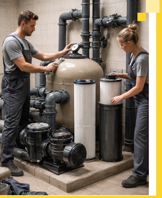 Фильтры и системы фильтрации для бассейнов в Ярославле