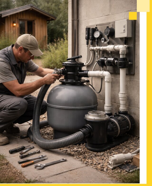 Продажа и монтаж фильтров и насосов для бассейнов в Ярославле