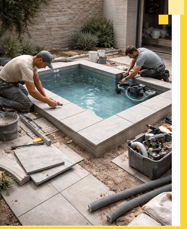 Мини бассейны под ключ в Ярославле, дизайн и установка