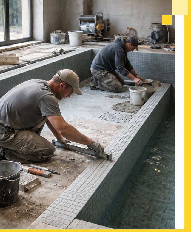 Строительство бассейна в частном доме в Ярославле под ключ