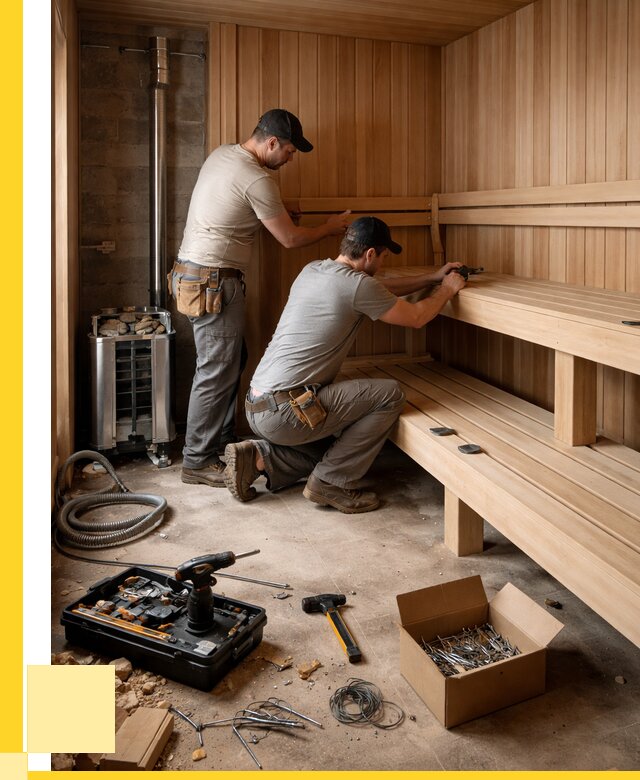 Монтаж саун под ключ в Ярославле от 123216 р. | ЭриданРсл