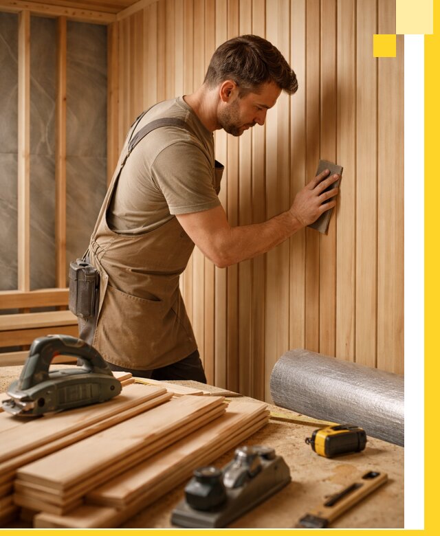 Профессиональная отделка саун и парных под ключ в Ярославле