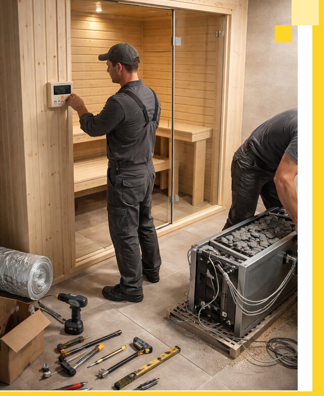 Поставка, установка и монтаж электрических саун в Ярославле