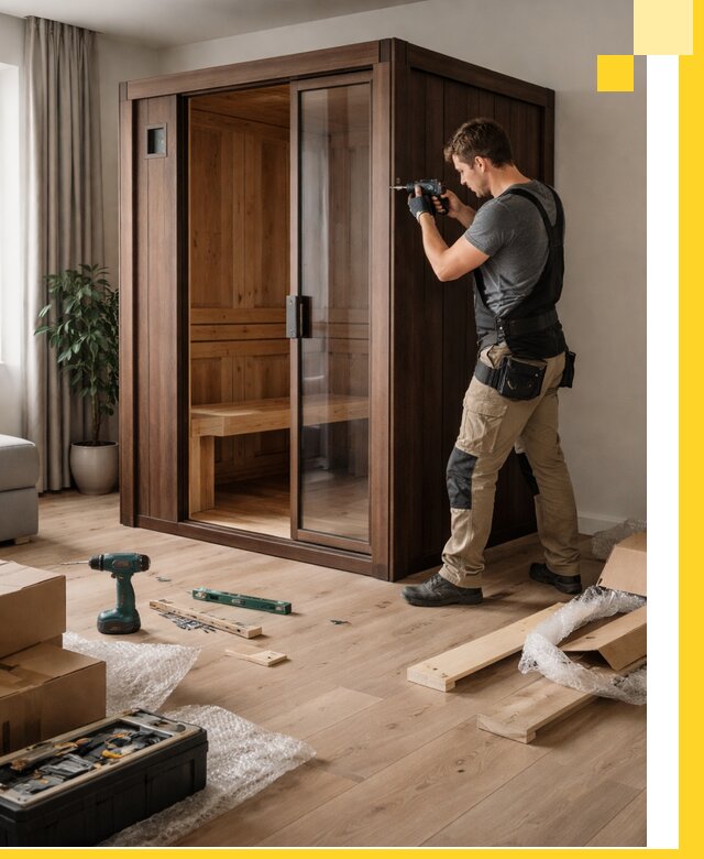 Установка и производство мини саун под ключ в Ярославле